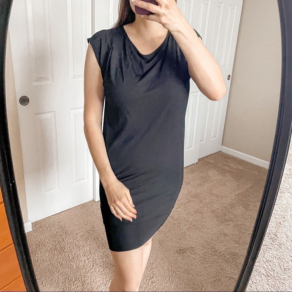 Sale! Alice + Olivia Keyhole Back Mini Dress Black XS